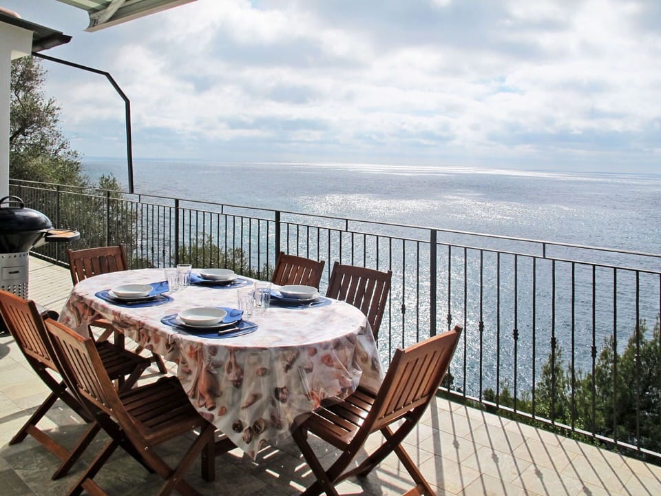 Property, Sky, Vacation, Table, House, Deck, Furniture, Chair, Shore, Balcony