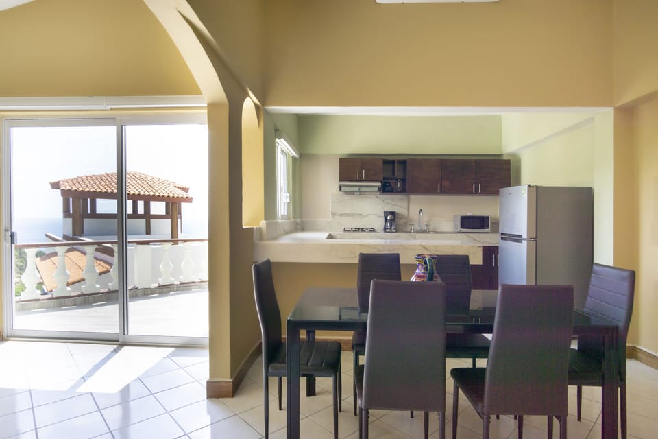 Suite, 2 Bedrooms, Terrace, Ocean View (D) | Private kitchen | Eco-friendly cleaning products