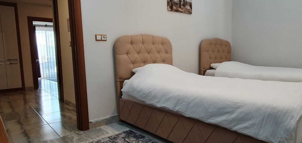 Hypo-allergenic bedding, desk, laptop workspace, soundproofing