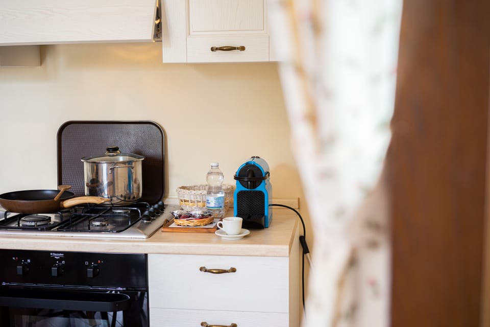 Superior Apartment, Kitchen, Park View | Private kitchen | Espresso maker