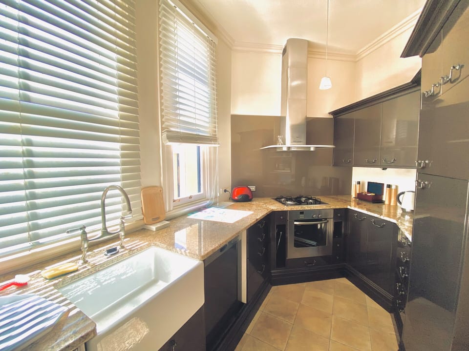 Mini-fridge, coffee/tea maker, electric kettle, highchair
