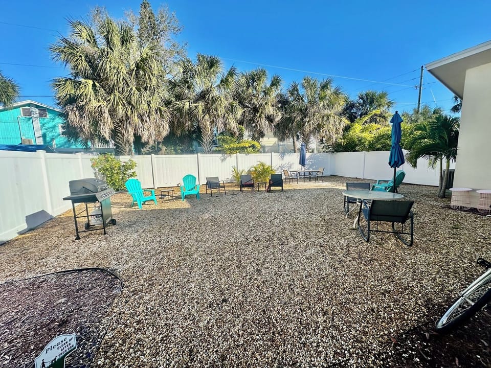 Grilling and patio area