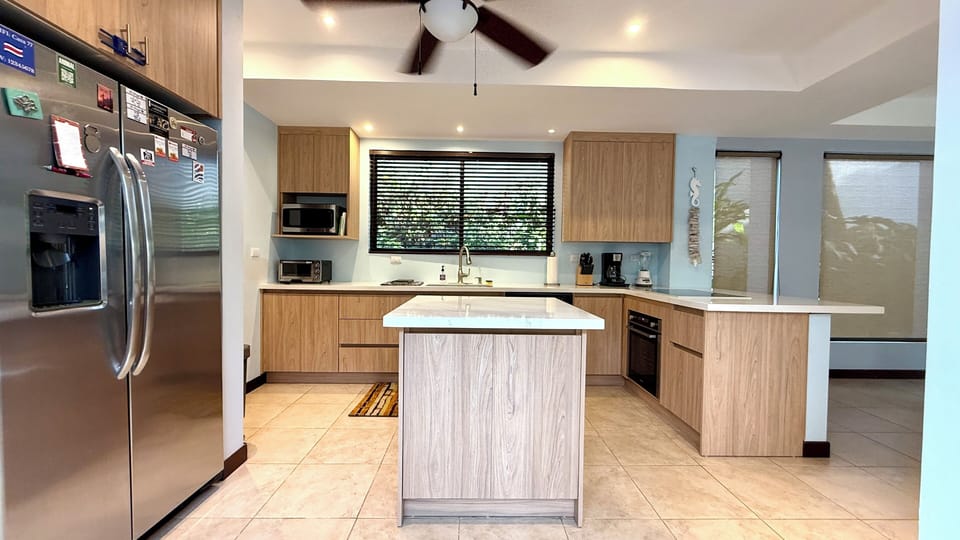 Fully stocked kitchen