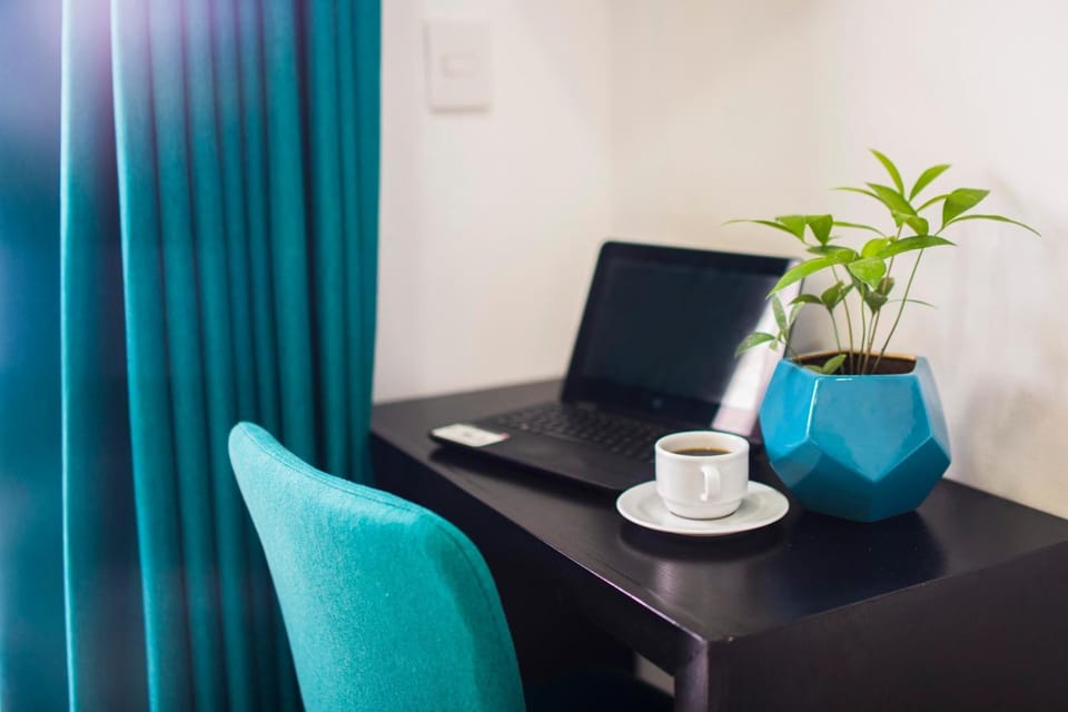 Down comforters, blackout drapes, iron/ironing board, free WiFi