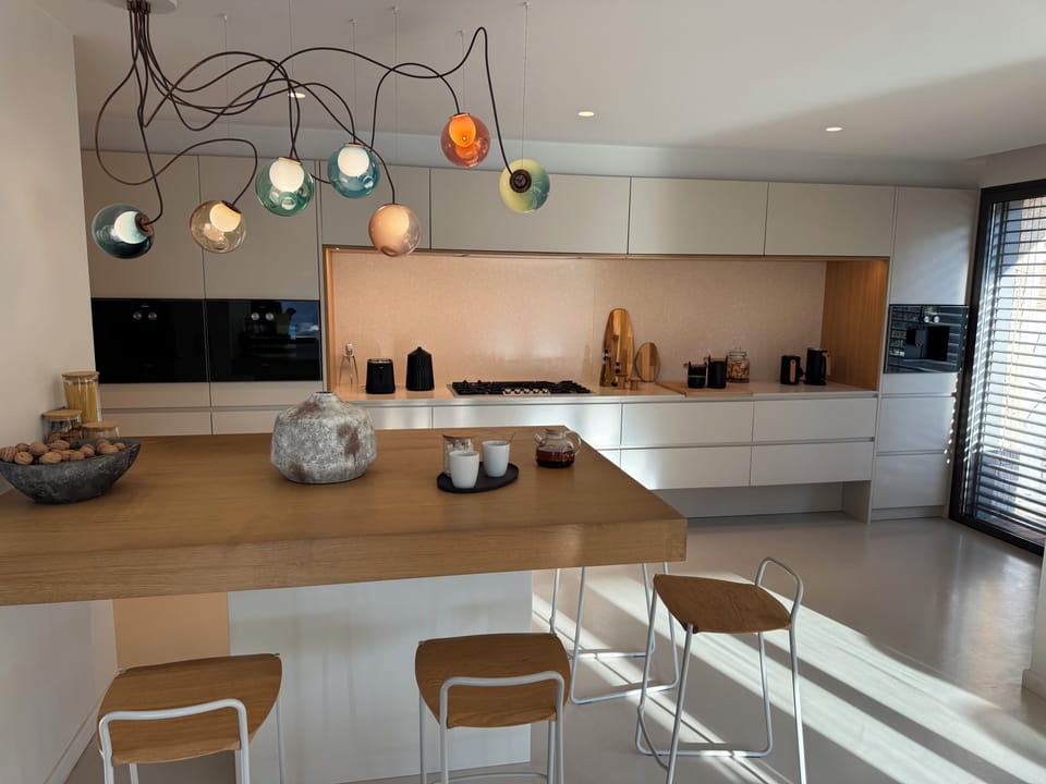 Deluxe Villa | Private kitchen | Espresso maker, coffee/tea maker, fridge, electric kettle