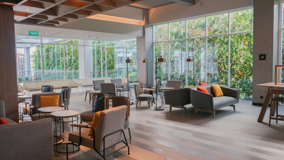 Lobby sitting area