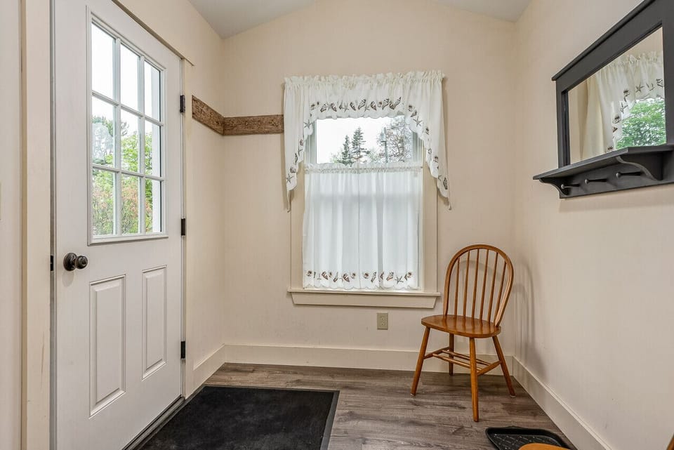Mudroom entrance area to East Side Retreat