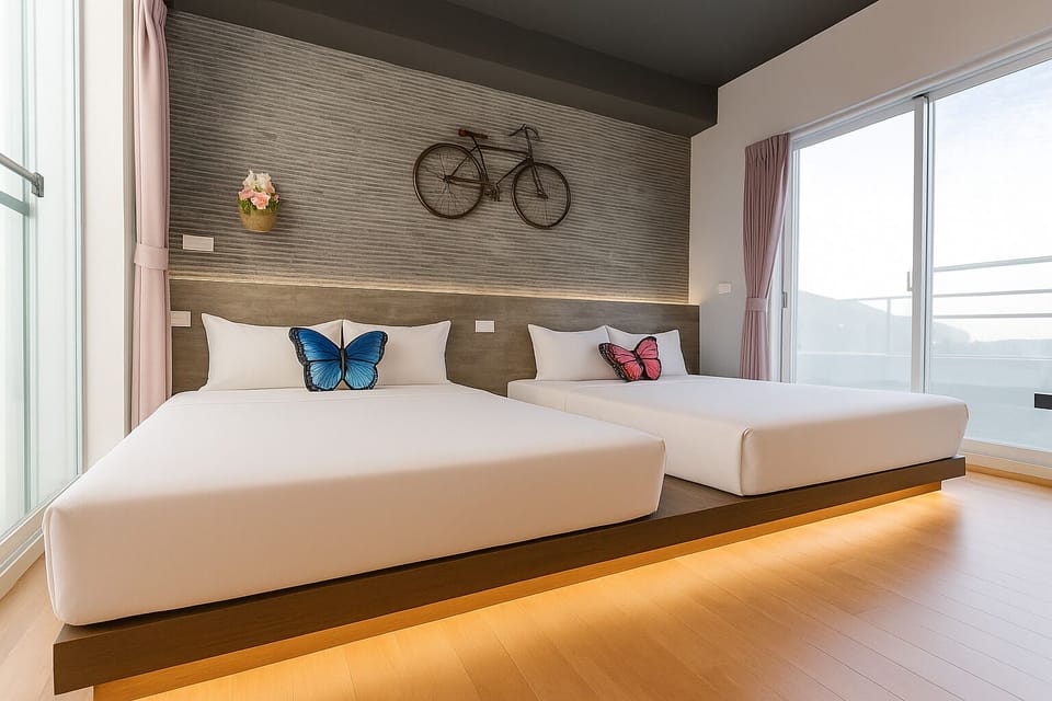 Quadruple Room, Balcony | Blackout drapes, free WiFi, bed sheets