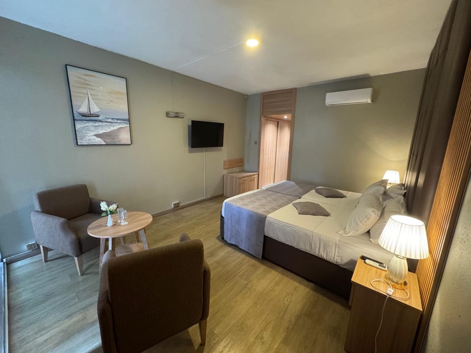 In-room safe, iron/ironing board (on request), WiFi, bed sheets