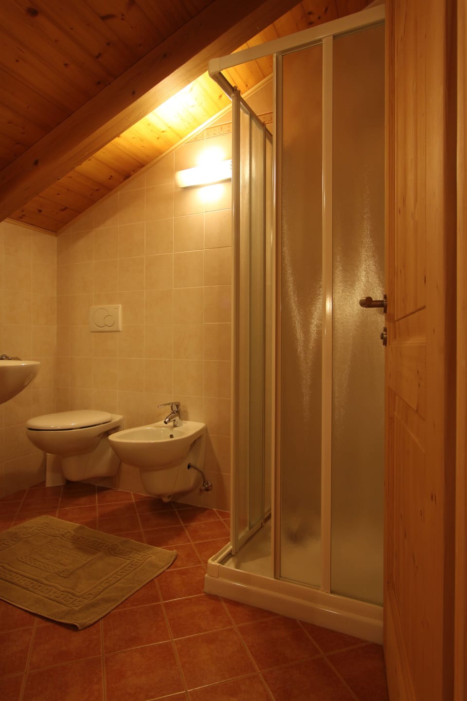 Triple Room | Bathroom | Shower, hair dryer, towels, soap