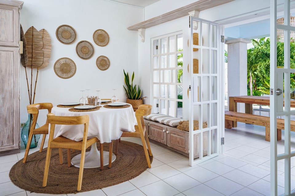 Ground Floor Kitchen dining area with Patio View