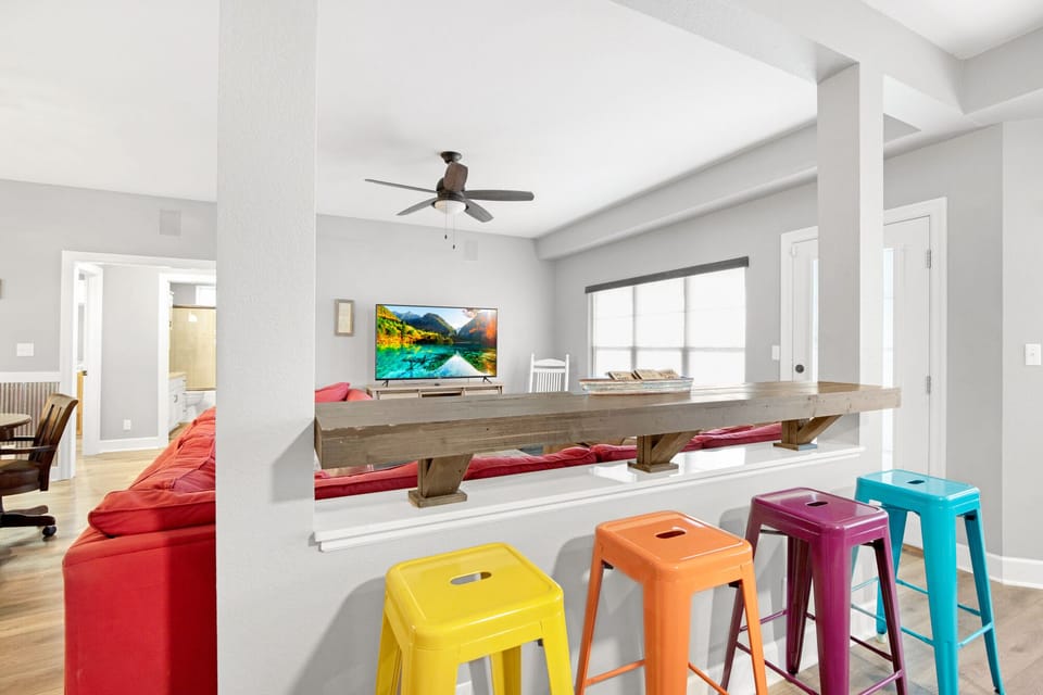 Lots of seating to hang out and have fun!