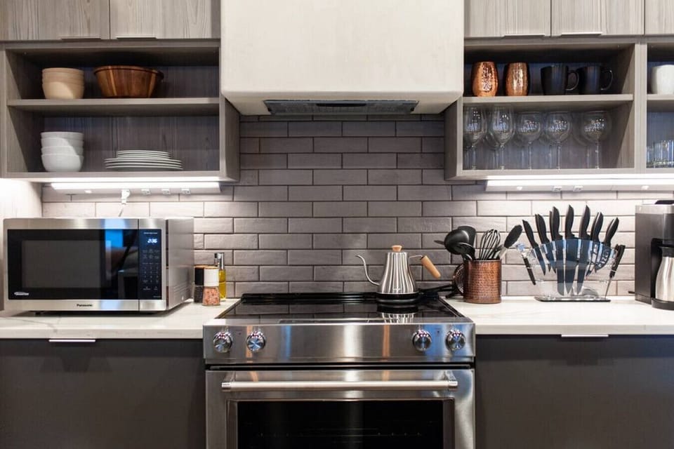 Induction stovetop and oven