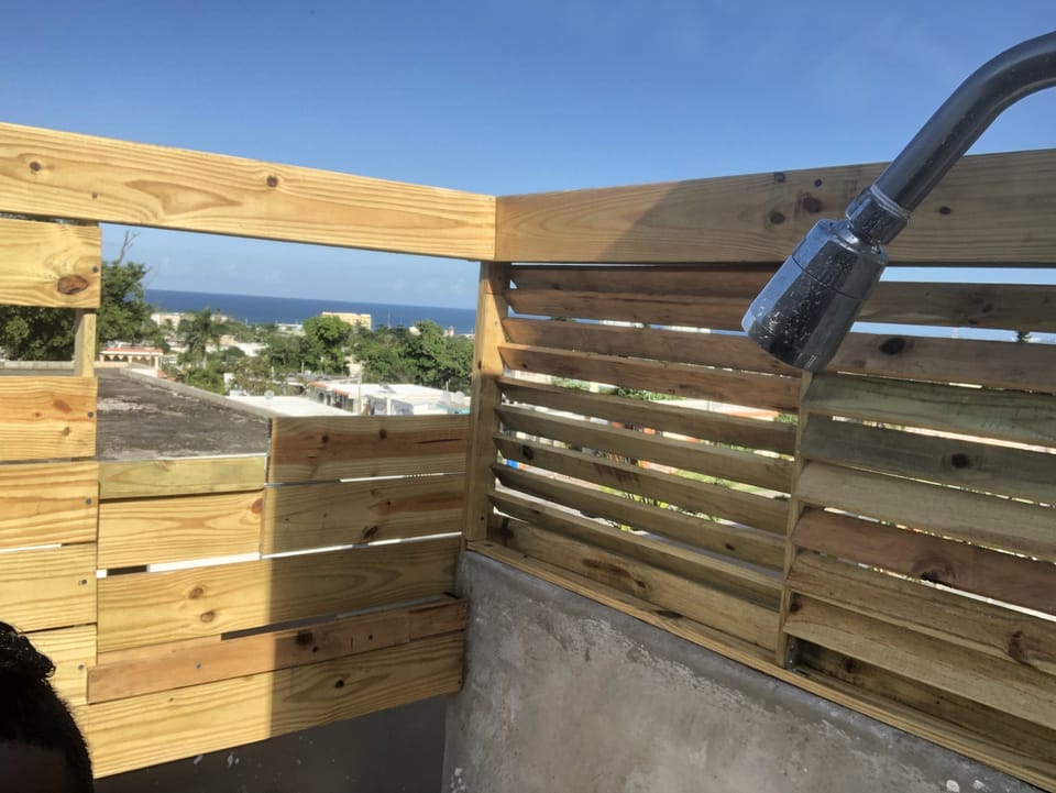 Outdoor shower 