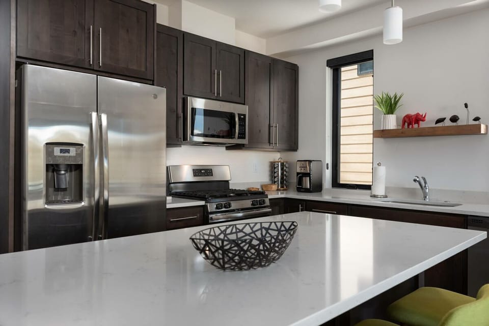 High-end kitchen appliances await plus a Keurig coffee maker
