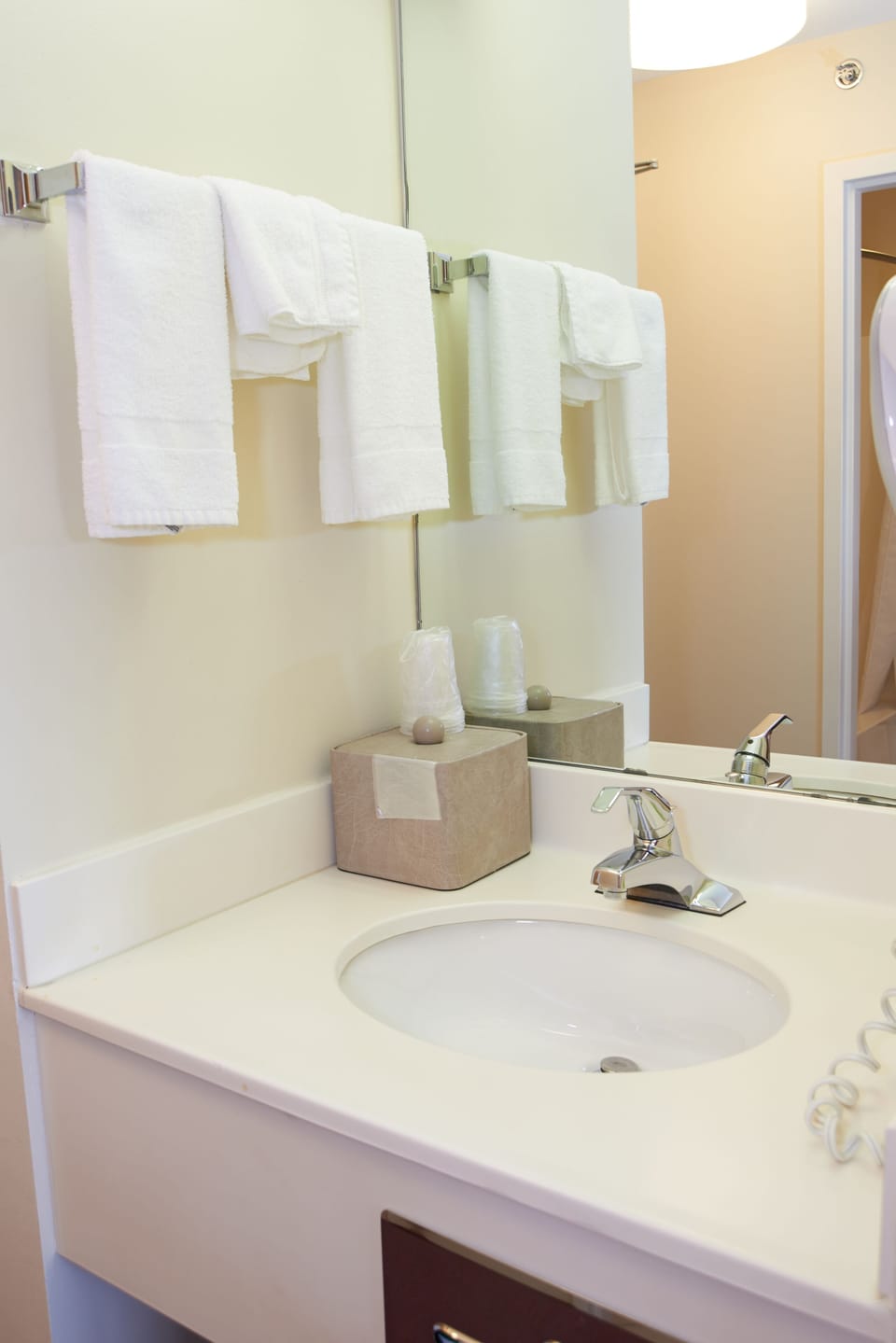 Blackout drapes, soundproofing, iron/ironing board, WiFi (free)