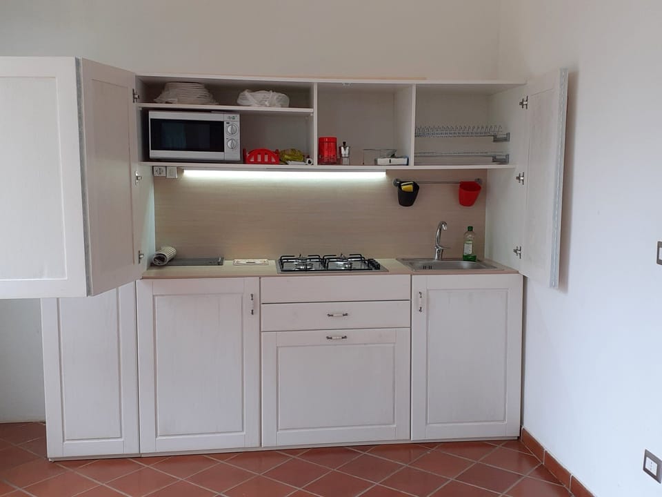 Double Room, Kitchenette | Private kitchenette | Fridge, electric kettle