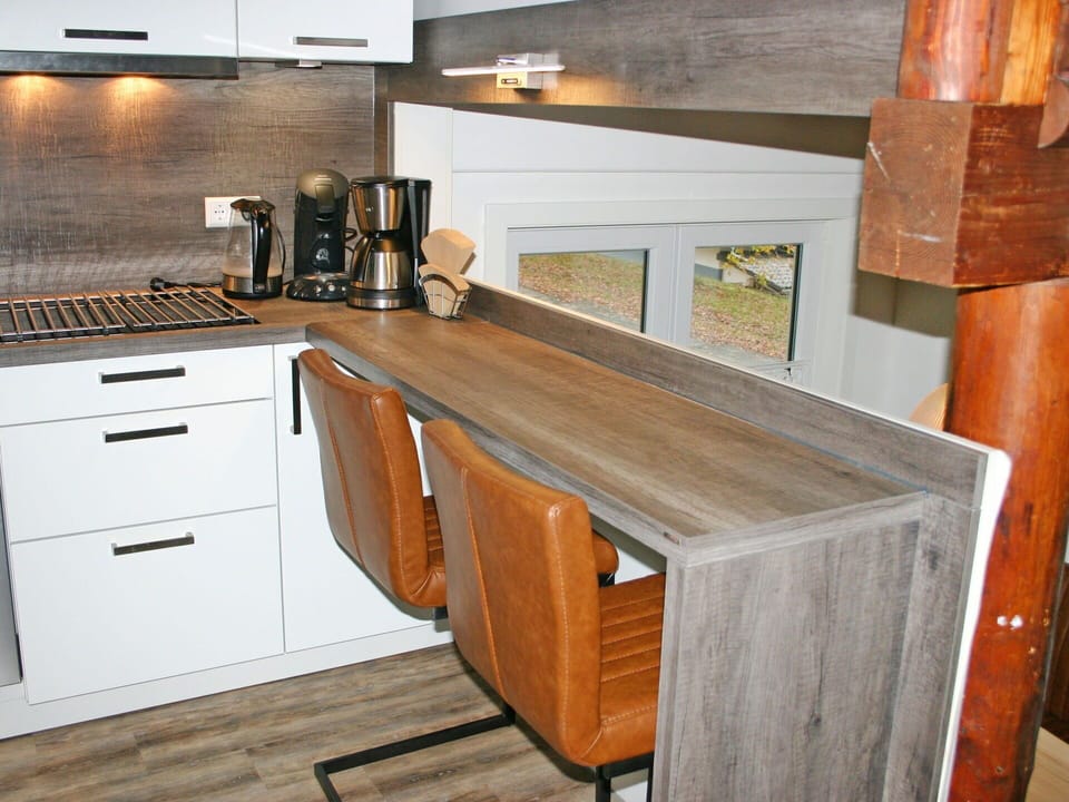 Countertop, Furniture, Cabinetry, Room, Kitchen, Property, Wood Stain, Wood, Hardwood, Drawer