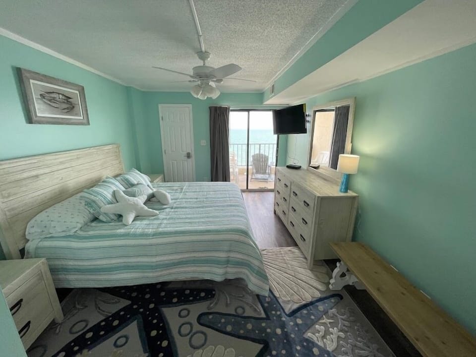 Bedroom 3 - 1 King Bed and Balcony Access