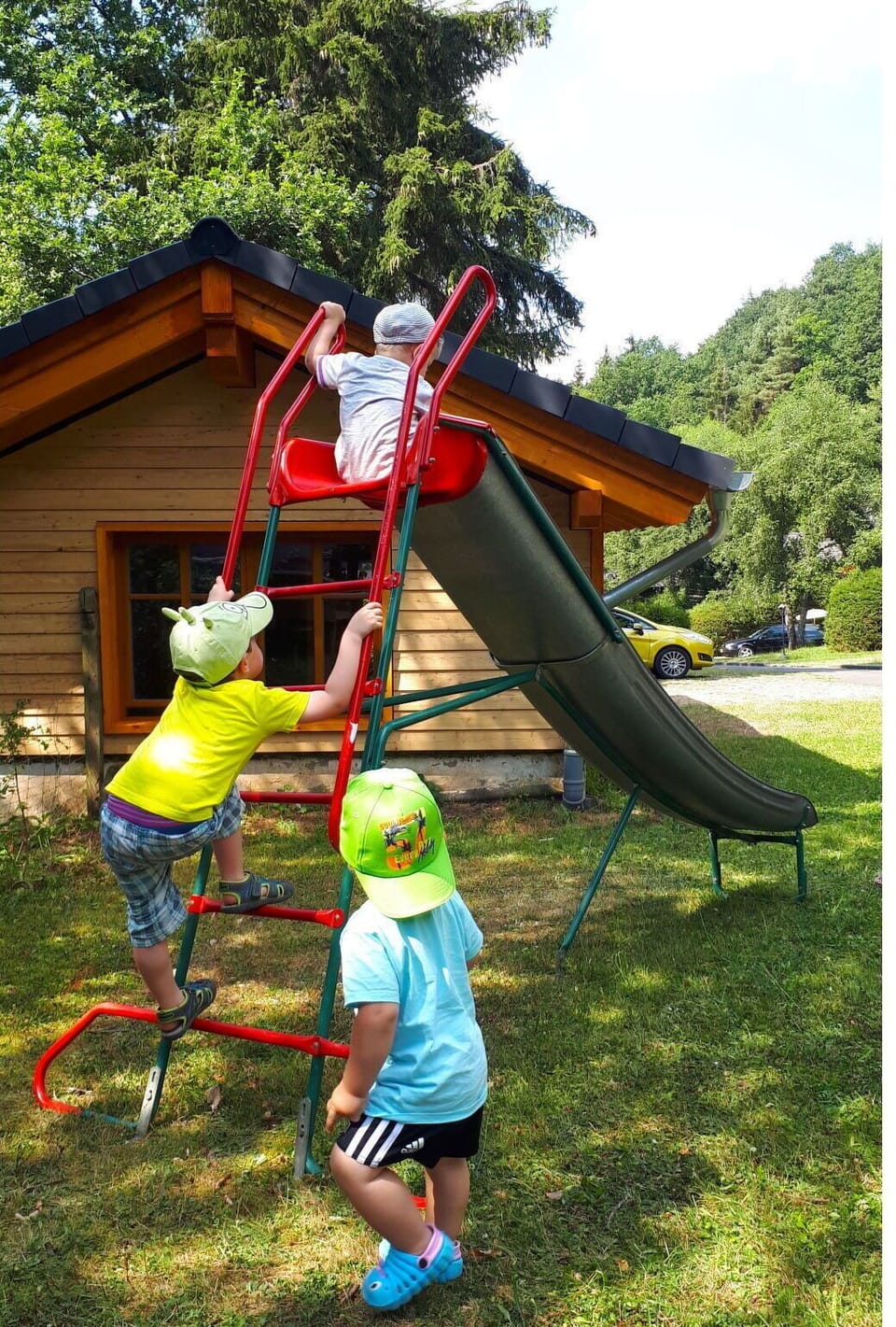 Plant, Sky, Tree, Cloud, Grass, Leisure, Playground Slide, Chute, Outdoor Play Equipment