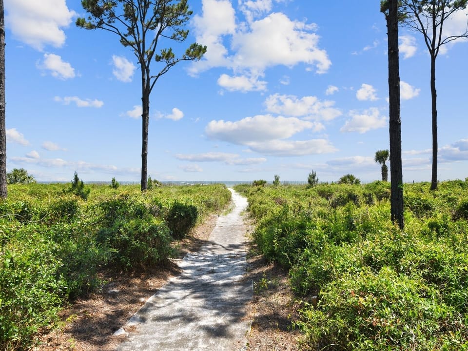 Path to Beach from 9 Laurel Lane