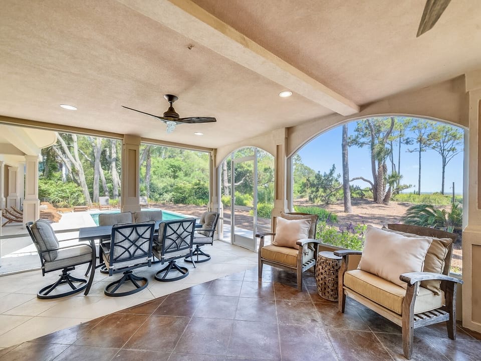 Screened Porch off of the Rec Room on Main Level