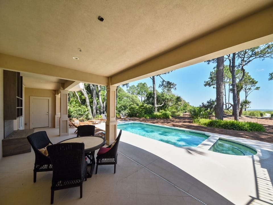 Covered Patio at 9 Laurel Lane