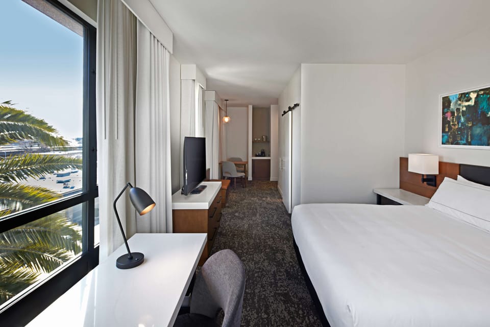 Premium bedding, pillowtop beds, in-room safe, desk