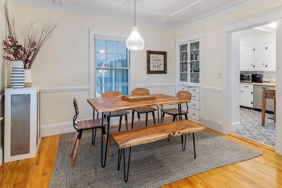 LL Bean House | Private kitchen | Coffee/tea maker, highchair