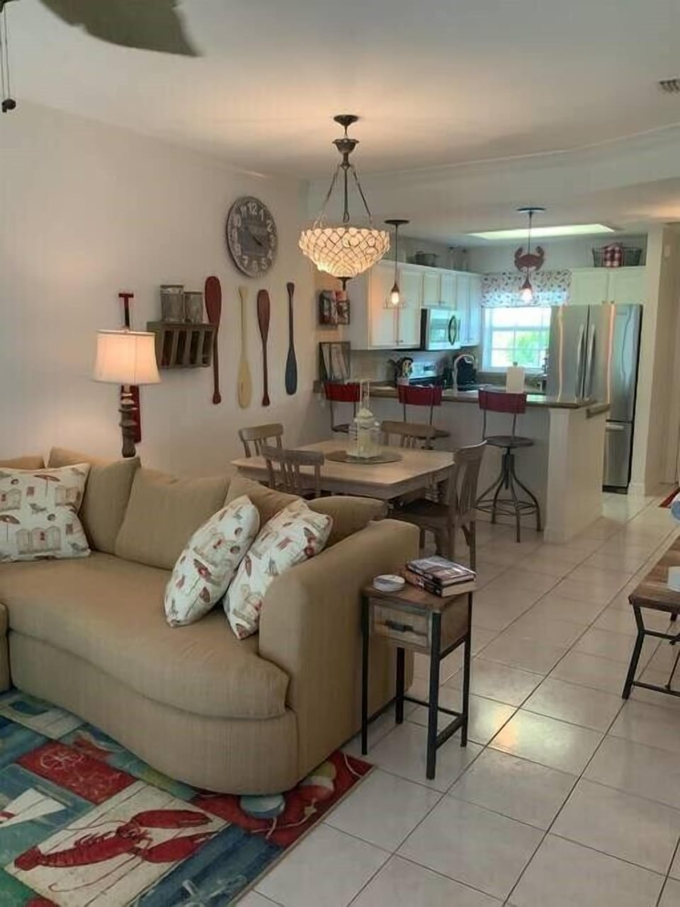 View of Dining and Kitchen areas