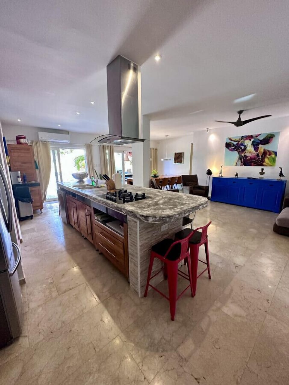 Kitchen Island with all the needed appliances