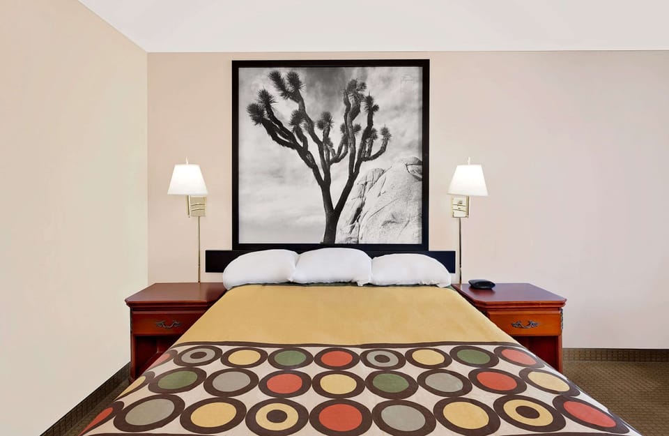 Standard Room, 1 Queen Bed, Non Smoking | Desk, iron/ironing board, free WiFi, bed sheets