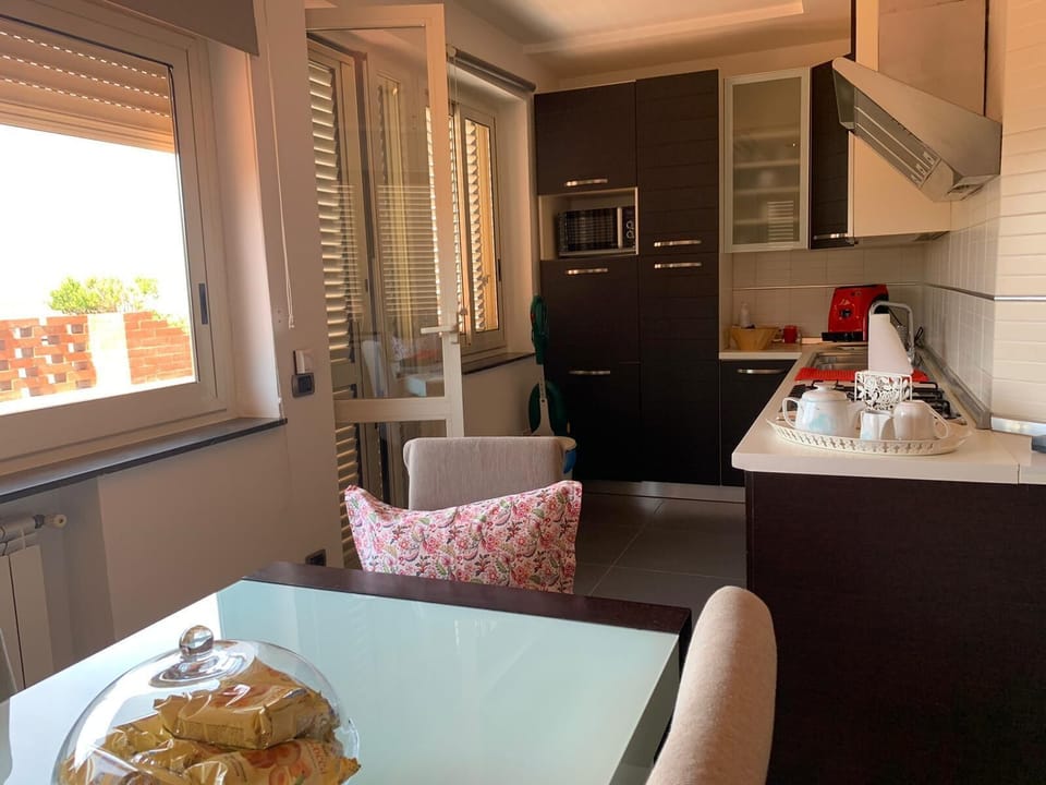 Panoramic Apartment, 1 Bedroom | Private kitchenette | Microwave, espresso maker, coffee/tea maker, electric kettle