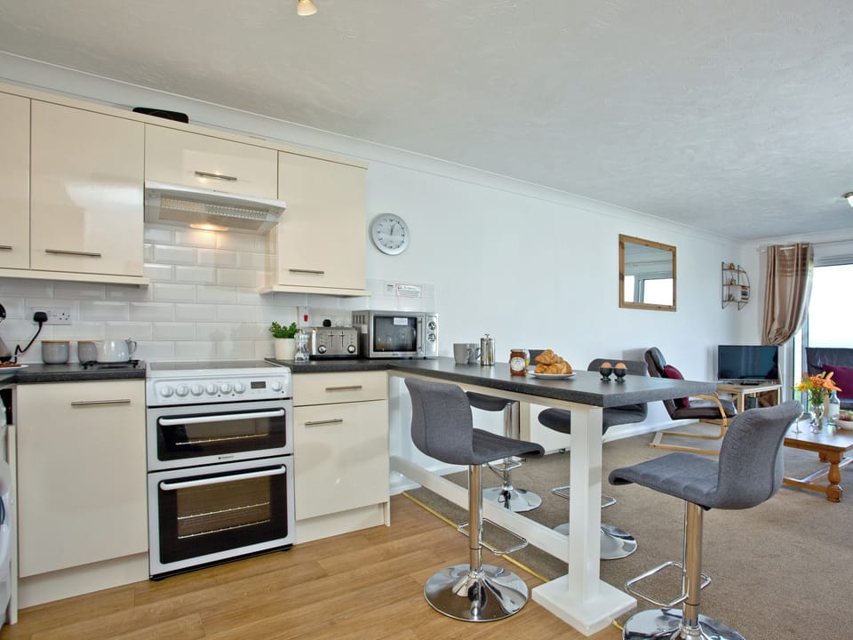 Kitchen | Apartment 2 Waters Edge, Newquay