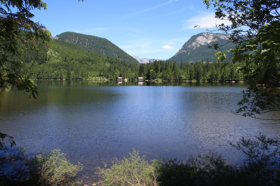 Ödensee Rundweg Blick in Richtung des herrlichen Restaurants "Kohlröserlhütte"
