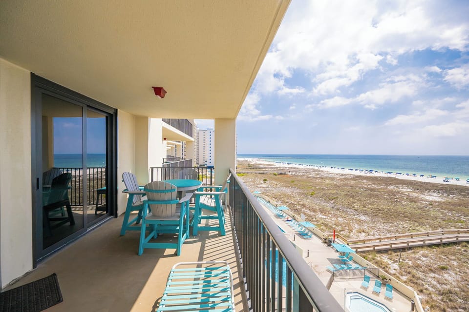 Relax in your beachside retreat, soaking in the sights and sounds from your balcony