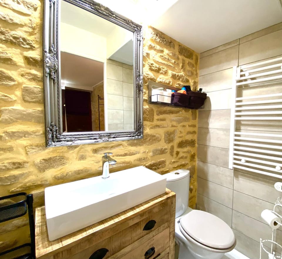 Classic Double Room | Bathroom | Shower, rainfall showerhead, free toiletries, hair dryer