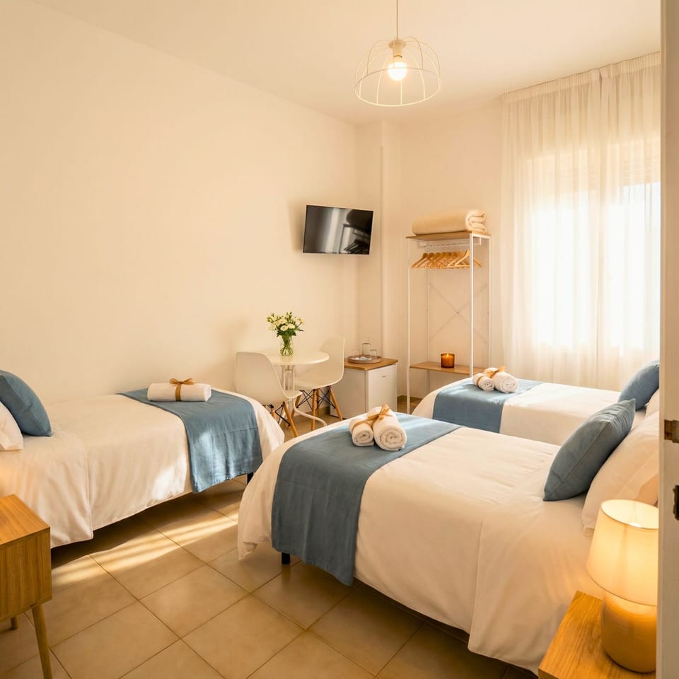 Quadruple Room | In-room safe, individually decorated, individually furnished, desk
