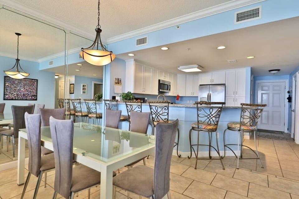 Dining table.