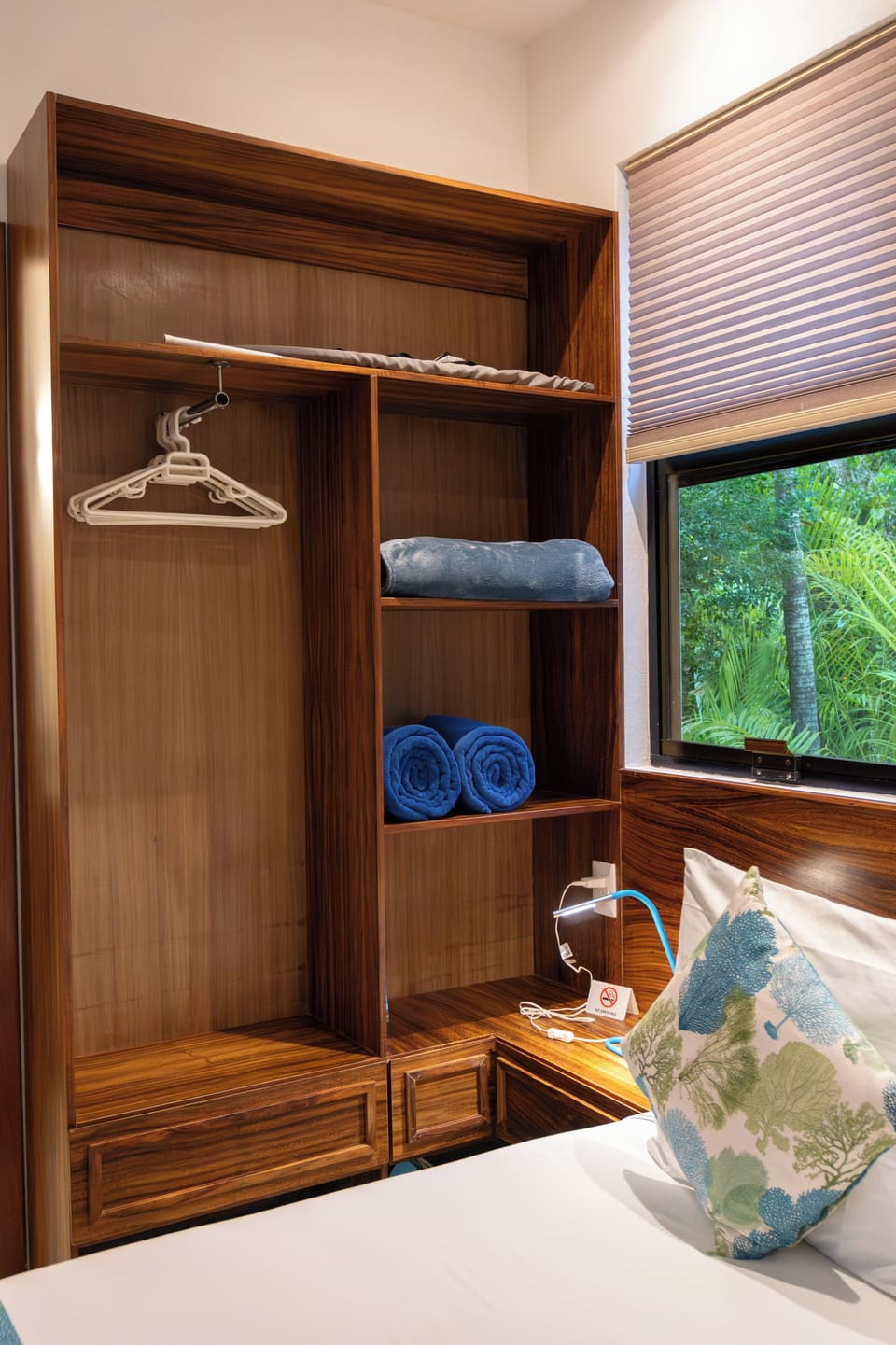 Lots of storage and hanging closet