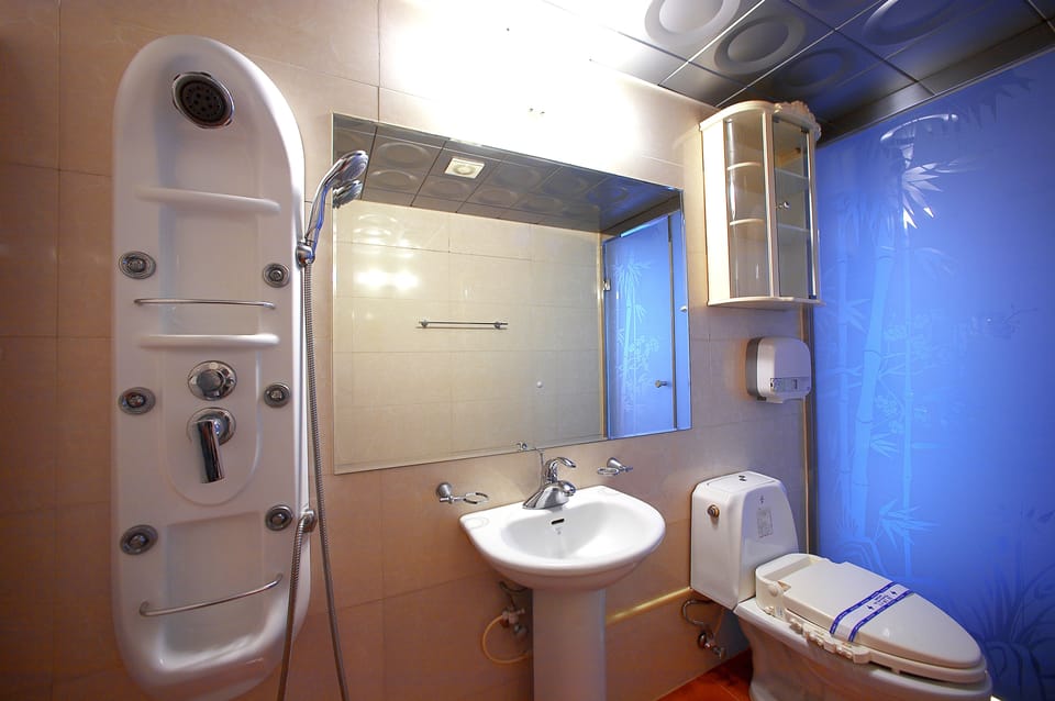 Vip Twin | Bathroom | Free toiletries, hair dryer, bathrobes, slippers