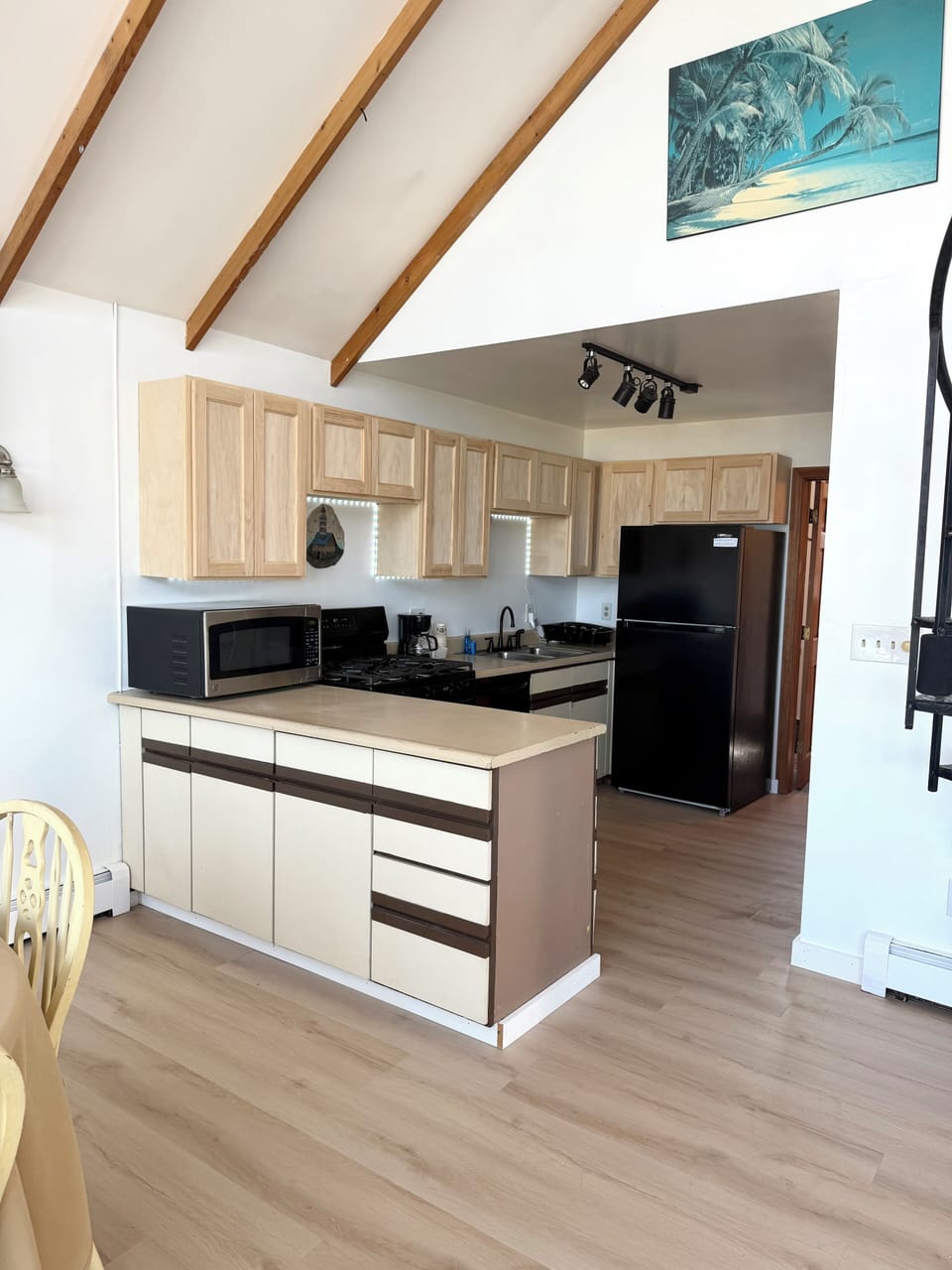 Condo, Ocean View | Private kitchen | Coffee/tea maker, full-size fridge, microwave, oven