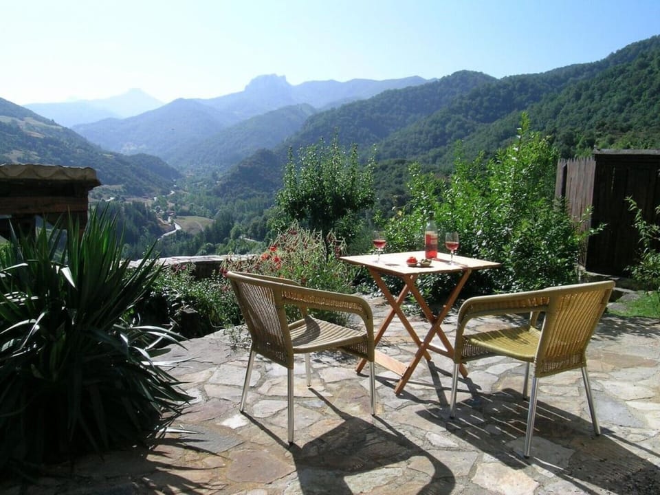 The view from the terraces