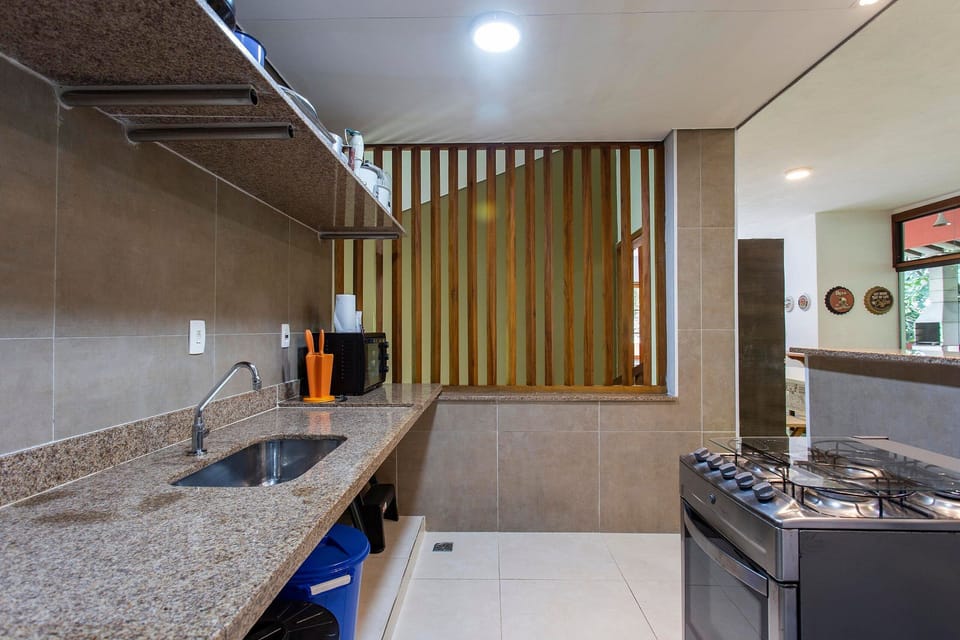 Fridge, microwave, cookware/dishes/utensils