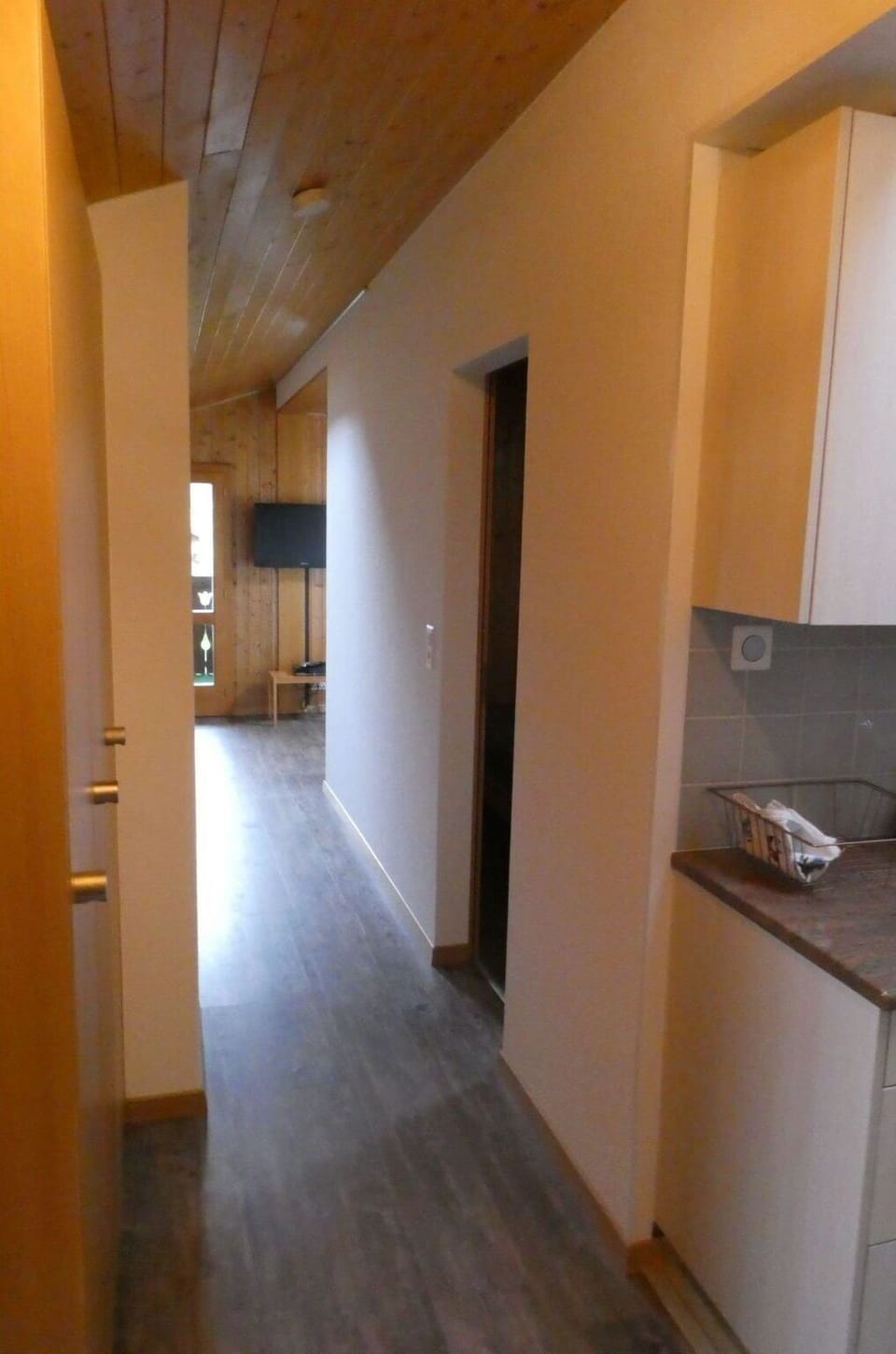 Wood, Building, Interior Design, Flooring, Floor, Hall, House, Real Estate, Wood Stain