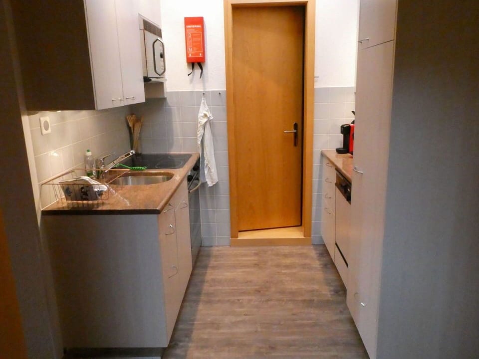 Kitchen Sink, Tap, Sink, Cabinetry, Countertop, Plumbing Fixture, Wood, Floor, Flooring, Kitchen