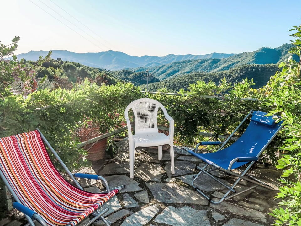Sky, Mountain, Furniture, Plant, Leaf, Botany, Outdoor Furniture, Natural Landscape, Chair, Tree