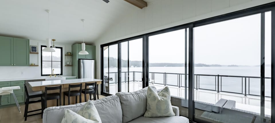 Boathouse Living Room &amp; Kitchen