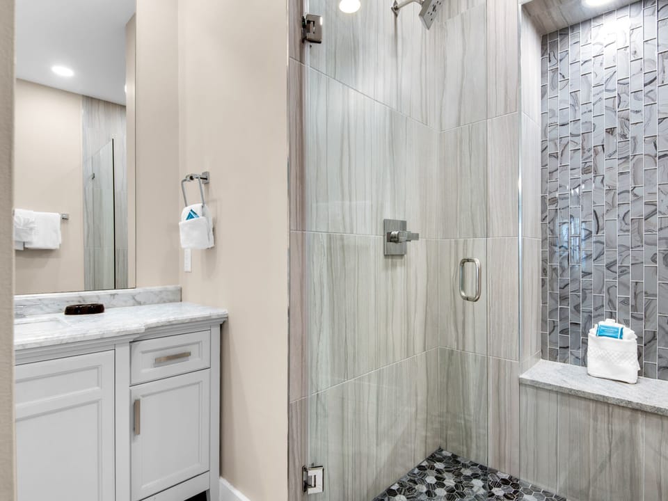 Bathroom 1 with Walk-In Shower