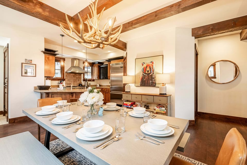 Open and bright with hardwood flooring